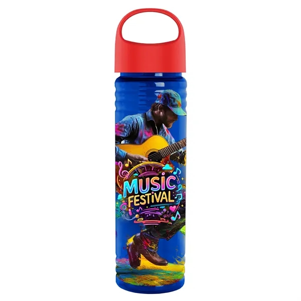 The Slim Fit - 24 oz. Transparent Bottle with Oval Crest... from ASI 40480 Koozie Group