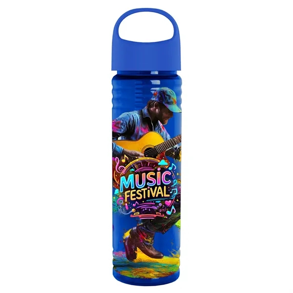 The Slim Fit - 24 oz. Transparent Bottle with Oval Crest... from ASI 40480 Koozie Group