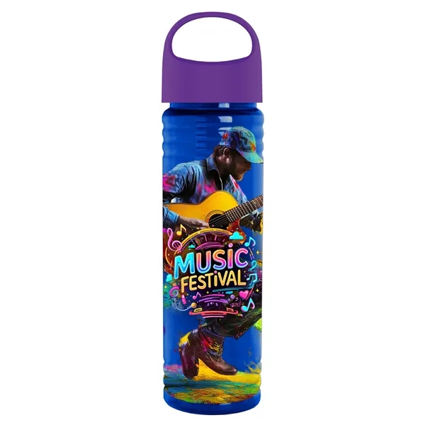 The Slim Fit - 24 oz. Transparent Bottle with Oval Crest... from ASI 40480 Koozie Group