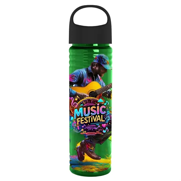 The Slim Fit - 24 oz. Transparent Bottle with Oval Crest... from ASI 40480 Koozie Group