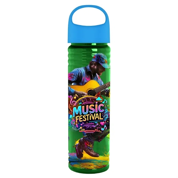 The Slim Fit - 24 oz. Transparent Bottle with Oval Crest... from ASI 40480 Koozie Group