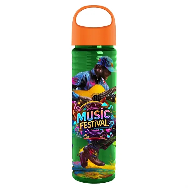 The Slim Fit - 24 oz. Transparent Bottle with Oval Crest... from ASI 40480 Koozie Group