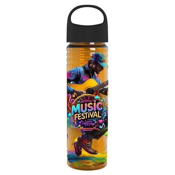 The Slim Fit - 24 oz. Transparent Bottle with Oval Crest... from ASI 40480 Koozie Group