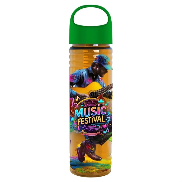 The Slim Fit - 24 oz. Transparent Bottle with Oval Crest... from ASI 40480 Koozie Group