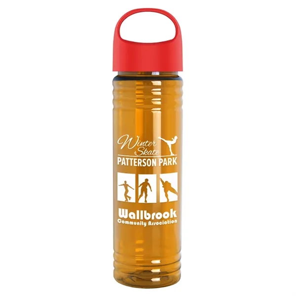 The Slim Fit - 24 oz. Transparent Bottle with Oval Crest... from ASI 40480 Koozie Group