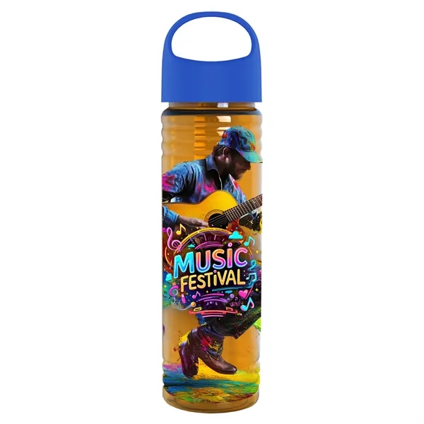 The Slim Fit - 24 oz. Transparent Bottle with Oval Crest... from ASI 40480 Koozie Group