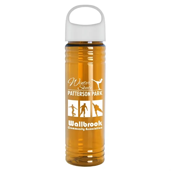 The Slim Fit - 24 oz. Transparent Bottle with Oval Crest... from ASI 40480 Koozie Group