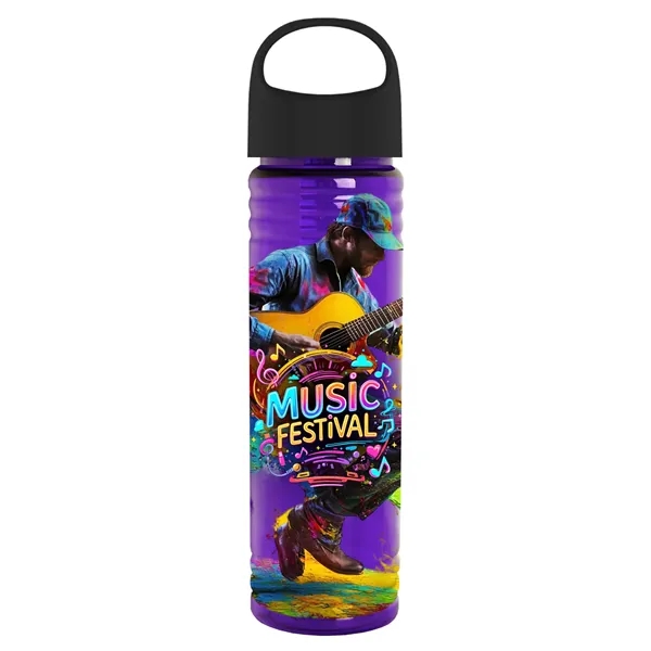 The Slim Fit - 24 oz. Transparent Bottle with Oval Crest... from ASI 40480 Koozie Group