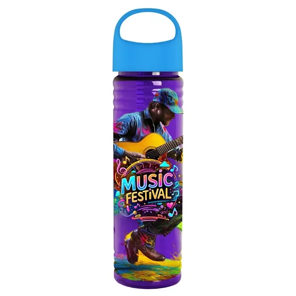 The Slim Fit - 24 oz. Transparent Bottle with Oval Crest... from ASI 40480 Koozie Group