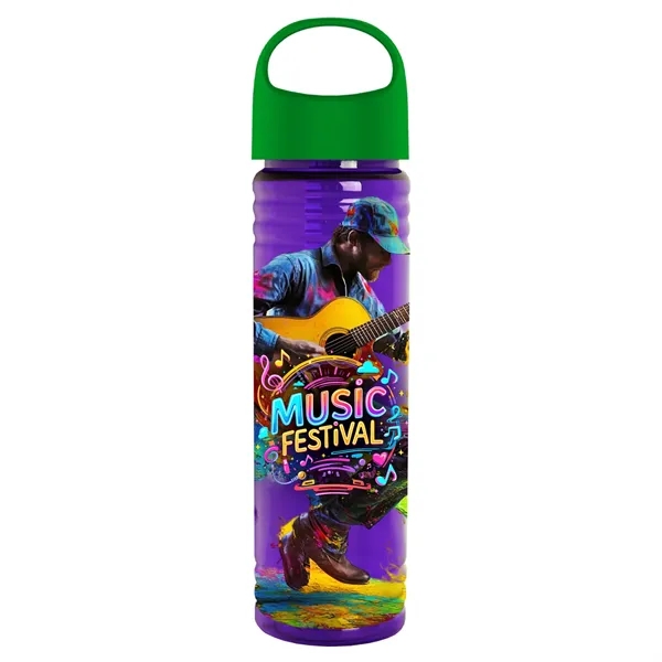 The Slim Fit - 24 oz. Transparent Bottle with Oval Crest... from ASI 40480 Koozie Group