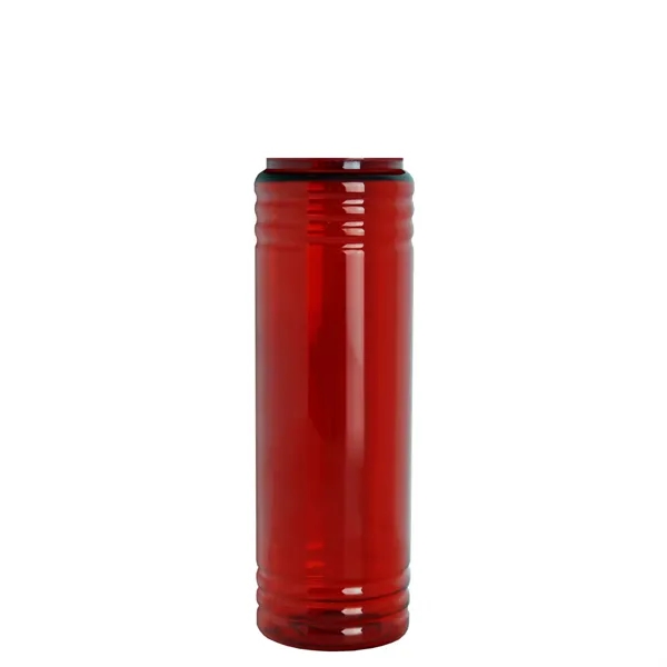 The Slim Fit - 24 oz. Transparent Bottle with Oval Crest... from ASI 40480 Koozie Group