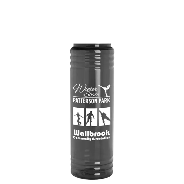 The Slim Fit - 24 oz. Transparent Bottle with Oval Crest... from ASI 40480 Koozie Group