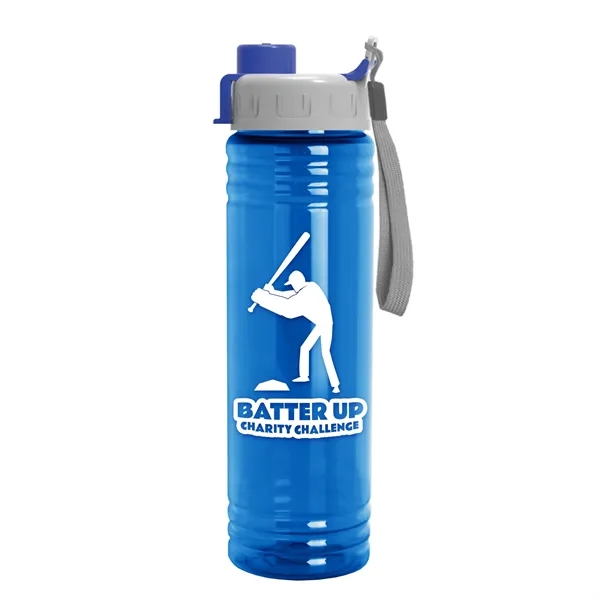 24 oz. Slim Fit Water Bottle with Quick Snap Lid... from ASI 40480 Koozie Group