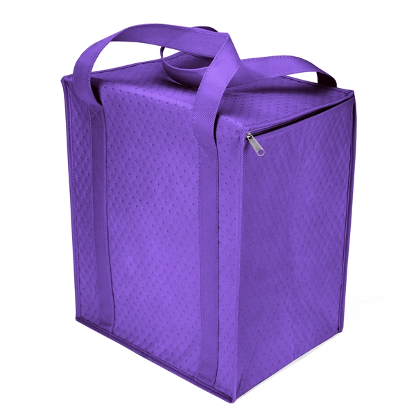 Insulated Non-Woven Tote with thermal foil interior.... from ASI 37940 Bag Makers Inc