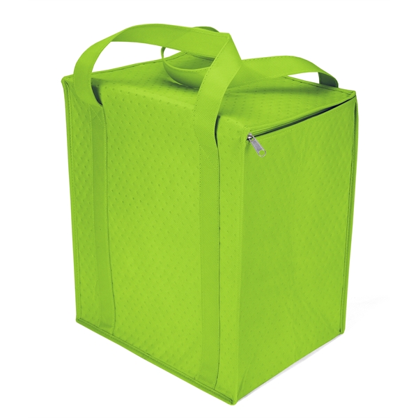 Insulated Non-Woven Tote with thermal foil interior.... from ASI 37940 Bag Makers Inc
