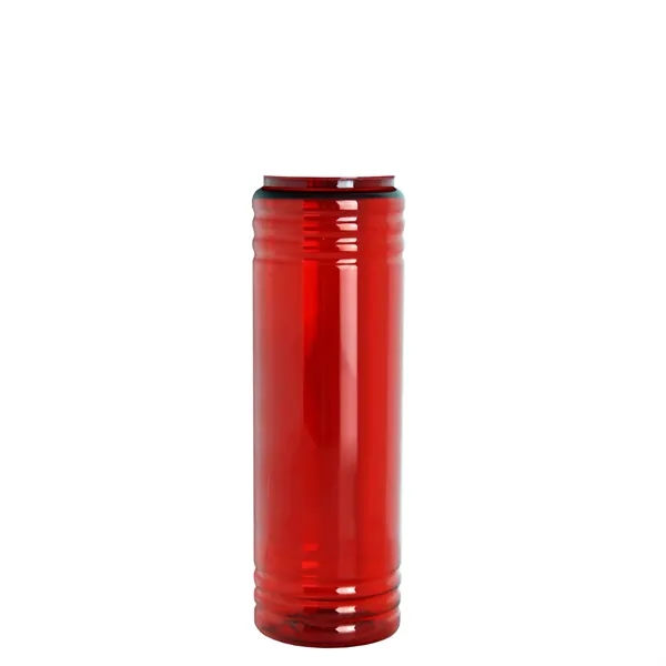 New Slim Cylinder Design 24 oz. Transparent Sport bottles with Straw... from ASI 40480 Koozie Group