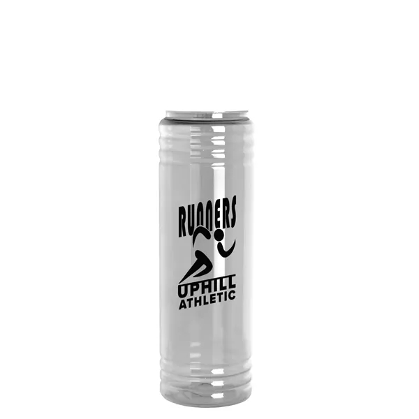 New Slim Cylinder Design 24 oz. Transparent Sport bottles with Straw... from ASI 40480 Koozie Group