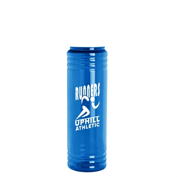 New Slim Cylinder Design 24 oz. Transparent Sport bottles with Straw... from ASI 40480 Koozie Group