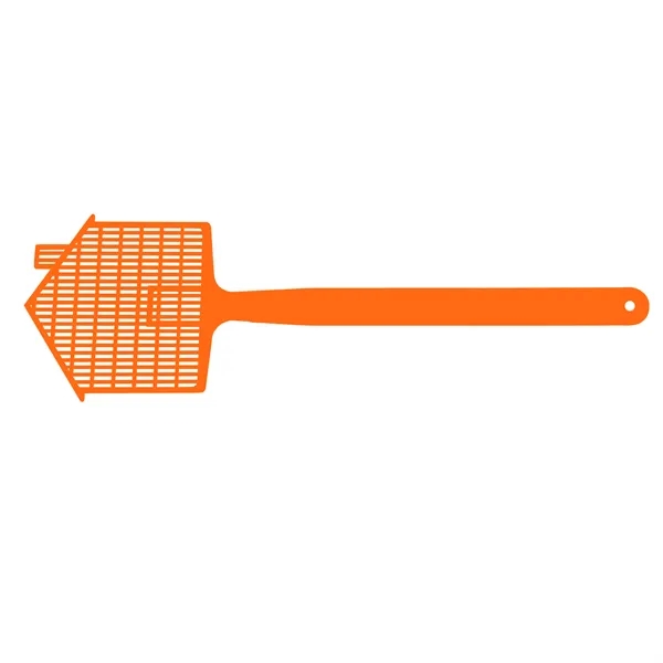Shaped fly swatter, 16", molded in flexible polyethylene for increased durability.... from ASI 40480 Koozie Group