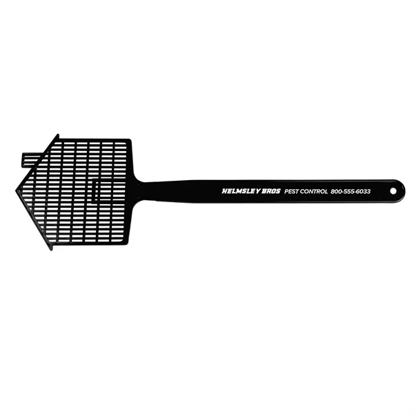 Shaped fly swatter, 16", molded in flexible polyethylene for increased durability.... from ASI 40480 Koozie Group