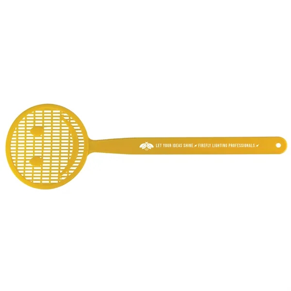 Shaped fly swatter, 16", molded in flexible polyethylene for increased durability.... from ASI 40480 Koozie Group