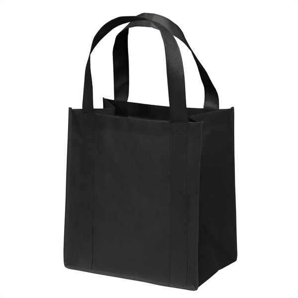 Non-Woven Polypropylene grocery tote with dual reinforced handles.... from ASI 37940 Bag Makers Inc