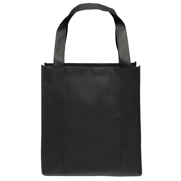 Non-Woven Polypropylene grocery tote with dual reinforced handles.... from ASI 37940 Bag Makers Inc