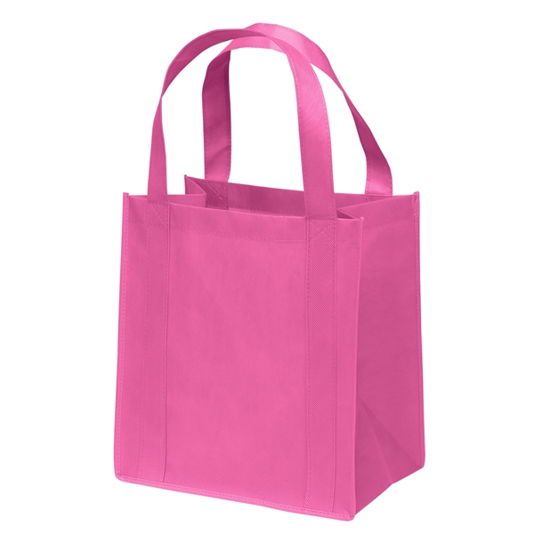 Non-Woven Polypropylene grocery tote with dual reinforced handles.... from ASI 37940 Bag Makers Inc