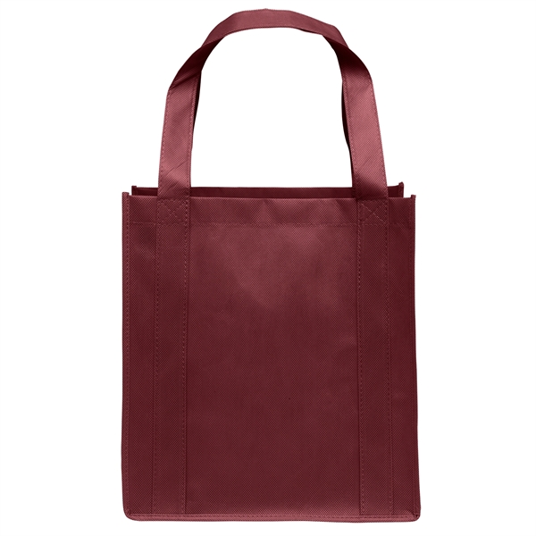 Non-Woven Polypropylene grocery tote with dual reinforced handles.... from ASI 37940 Bag Makers Inc