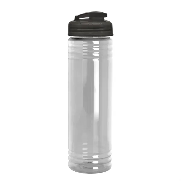 Slim Cylinder Design 24 oz Transparent Sport Bottles with Flip Top... from ASI 40480 Koozie Group