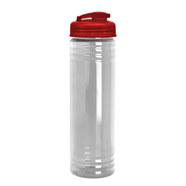 Slim Cylinder Design 24 oz Transparent Sport Bottles with Flip Top... from ASI 40480 Koozie Group