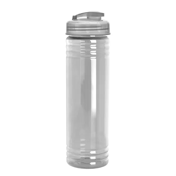 Slim Cylinder Design 24 oz Transparent Sport Bottles with Flip Top... from ASI 40480 Koozie Group