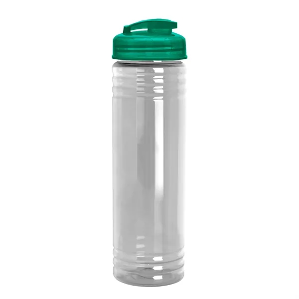 Slim Cylinder Design 24 oz Transparent Sport Bottles with Flip Top... from ASI 40480 Koozie Group