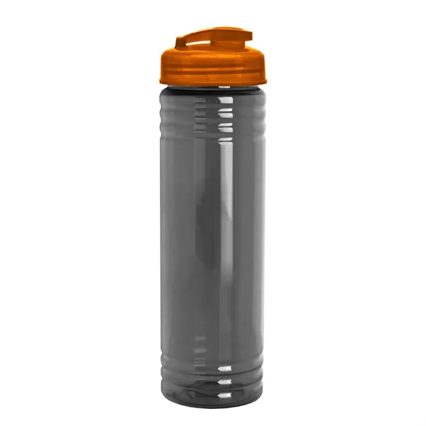 Slim Cylinder Design 24 oz Transparent Sport Bottles with Flip Top... from ASI 40480 Koozie Group