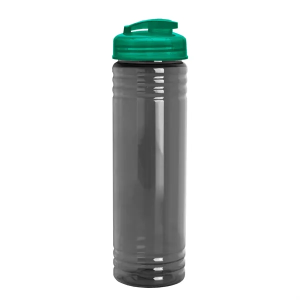 Slim Cylinder Design 24 oz Transparent Sport Bottles with Flip Top... from ASI 40480 Koozie Group