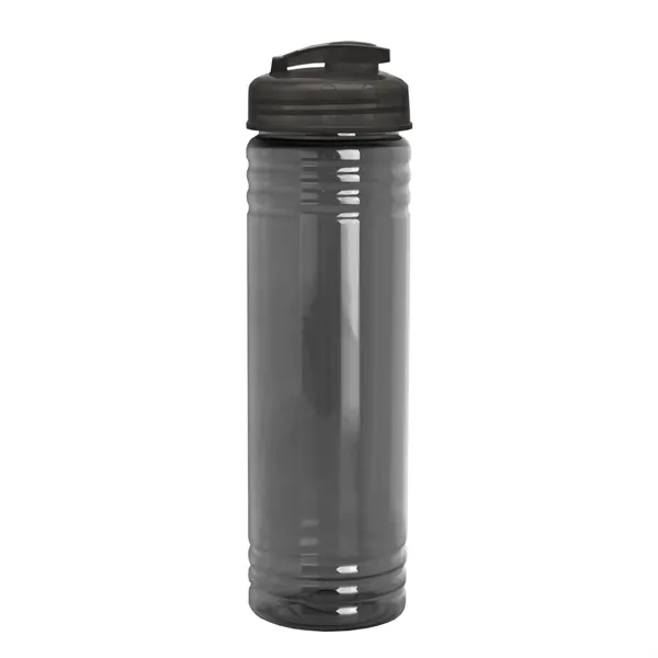 Slim Cylinder Design 24 oz Transparent Sport Bottles with Flip Top... from ASI 40480 Koozie Group