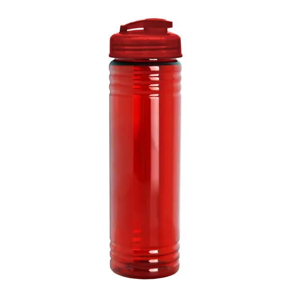 Slim Cylinder Design 24 oz Transparent Sport Bottles with Flip Top... from ASI 40480 Koozie Group