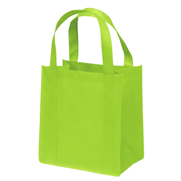 Non-Woven Polypropylene grocery tote with dual reinforced handles.... from ASI 37940 Bag Makers Inc