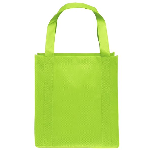 Non-Woven Polypropylene grocery tote with dual reinforced handles.... from ASI 37940 Bag Makers Inc