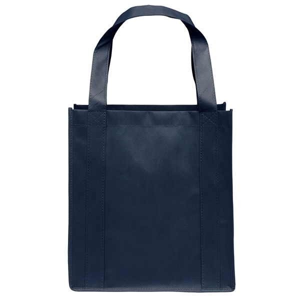 Non-Woven Polypropylene grocery tote with dual reinforced handles.... from ASI 37940 Bag Makers Inc