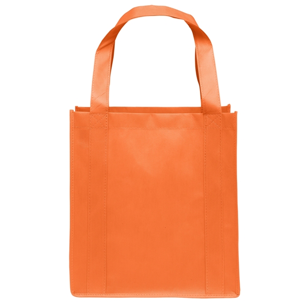 Non-Woven Polypropylene grocery tote with dual reinforced handles.... from ASI 37940 Bag Makers Inc