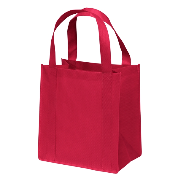 Non-Woven Polypropylene grocery tote with dual reinforced handles.... from ASI 37940 Bag Makers Inc