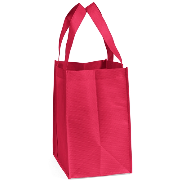 Non-Woven Polypropylene grocery tote with dual reinforced handles.... from ASI 37940 Bag Makers Inc