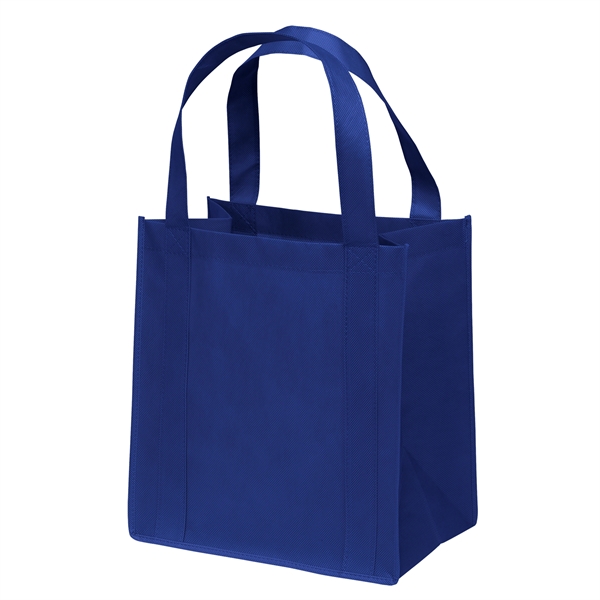 Non-Woven Polypropylene grocery tote with dual reinforced handles.... from ASI 37940 Bag Makers Inc