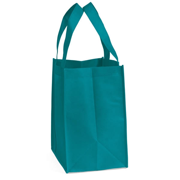 Non-Woven Polypropylene grocery tote with dual reinforced handles.... from ASI 37940 Bag Makers Inc