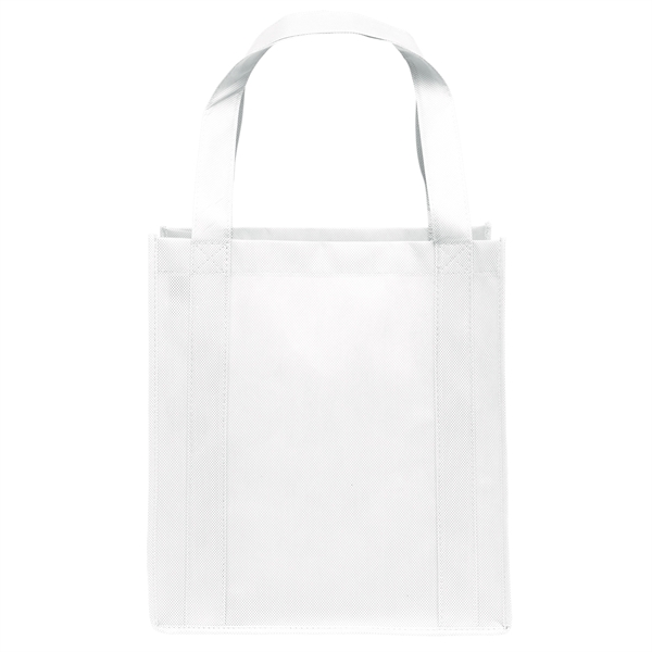 Non-Woven Polypropylene grocery tote with dual reinforced handles.... from ASI 37940 Bag Makers Inc