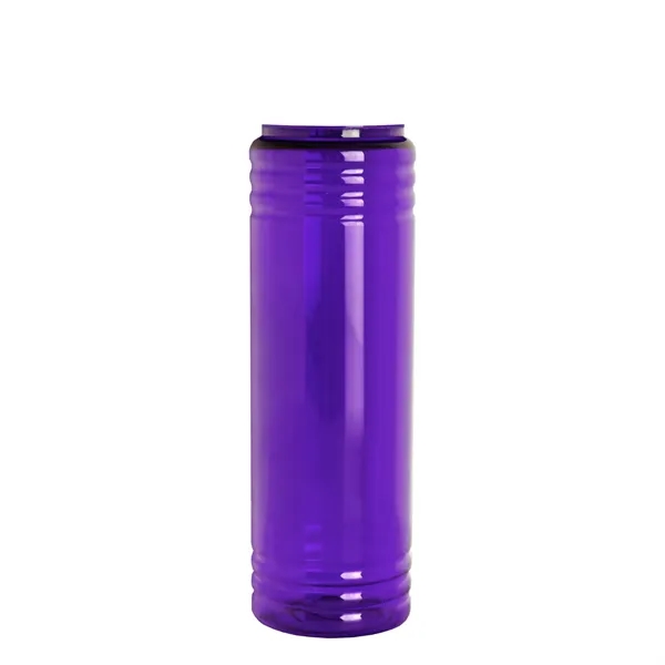 Slim Cylinder Design 24 oz Transparent Sport Bottles with Flip Top... from ASI 40480 Koozie Group