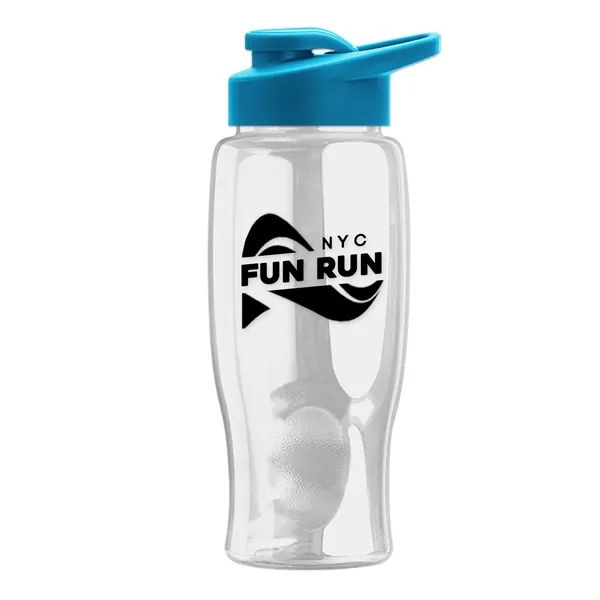 27 Oz. Poly-Pure Transparent Bottle - Snap Lid... from ASI 40480 Koozie Group
