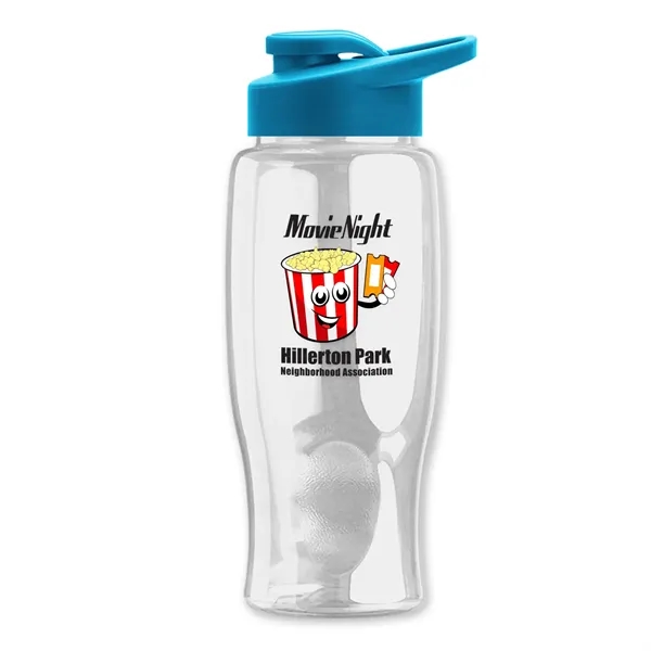 27 Oz. Poly-Pure Transparent Bottle - Snap Lid... from ASI 40480 Koozie Group