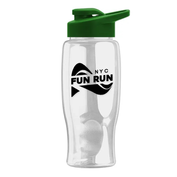 27 Oz. Poly-Pure Transparent Bottle - Snap Lid... from ASI 40480 Koozie Group